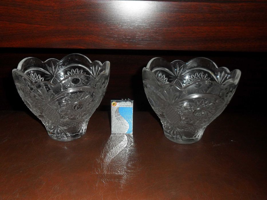 Две салатницы или конфетницы, хрусталь