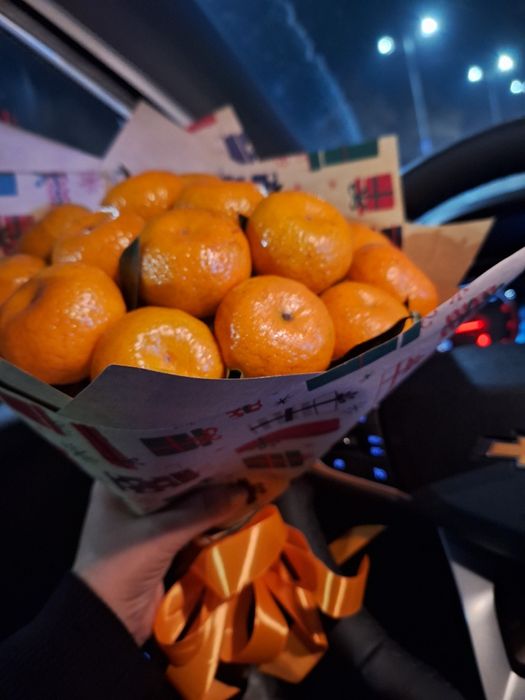 Мандариновые букеты