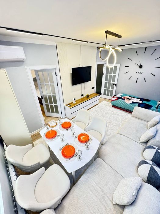 ‘2/1/4 Раздельные комнаты‼️Чиланзар 8кв Евро Мебель+техника