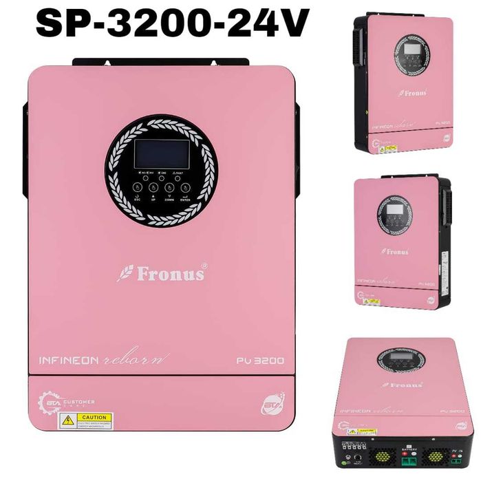 Invertor solar hibrid 3000 watt panouri si 3000 watt putere Life4LItiu