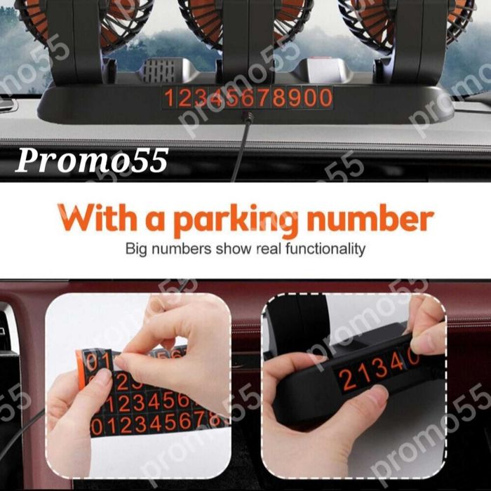 Преносим Вентилатор с USB за автомобили, камиони, офиси, дом