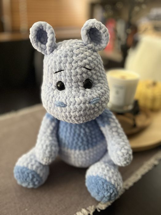 Плетена играчка Хипопотам