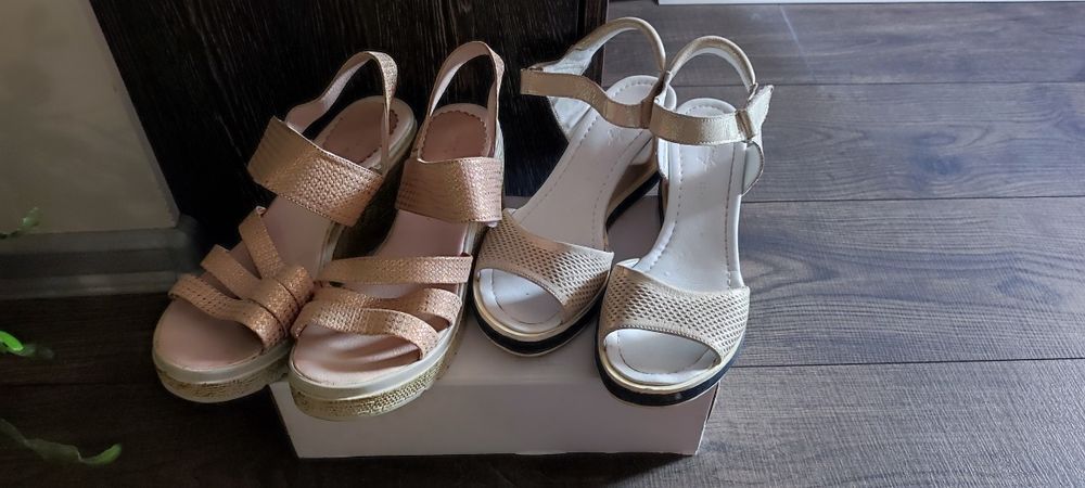 Дамски сандали платформа
