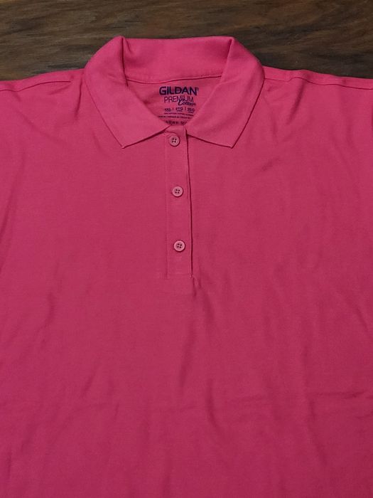 Tricou polo unisex Gildan Premoum Cotton, marimea XL - 2XL,100% bumbac