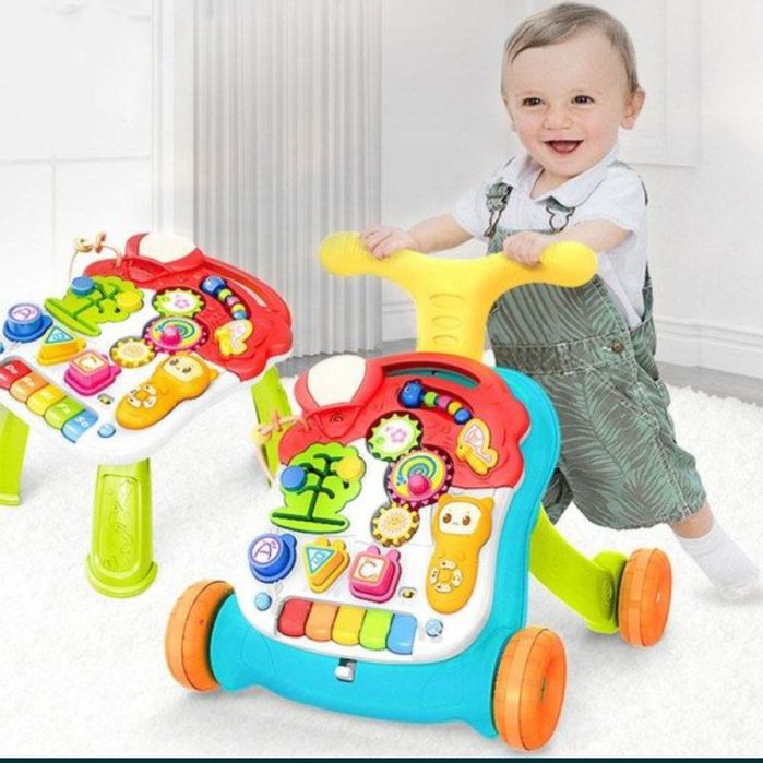 Даставка бесплатная. Детиский  ходунок и игровой стол