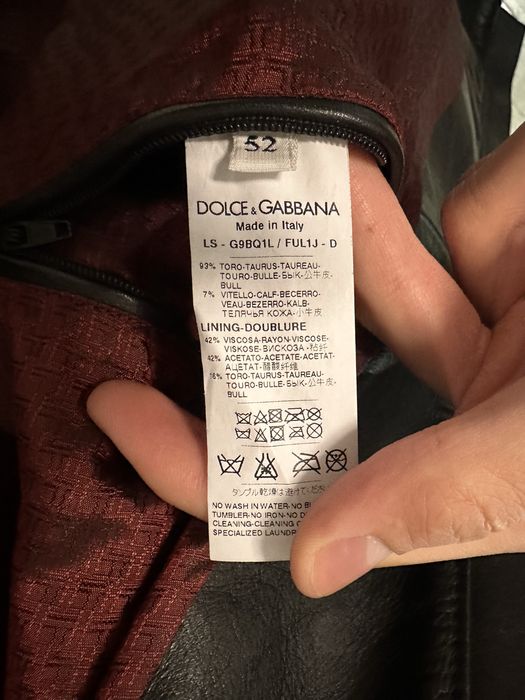 Dolce & Gabbana 100% оригинално кожено яке