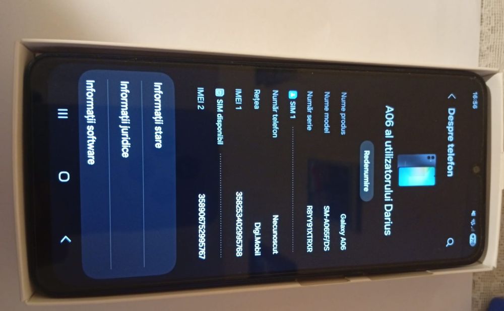 Vând telefon Samsung A06