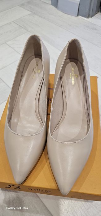 Кожанные туфли размер 41