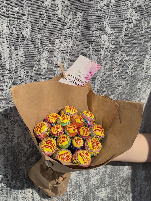 Букет из чупа-чупсов | Сладкий подарок
