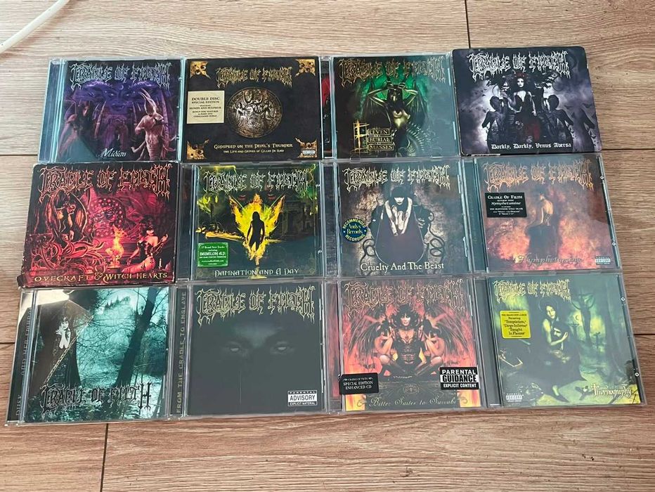 Colectie 12 cd-uri CRADLE OF FILTH
