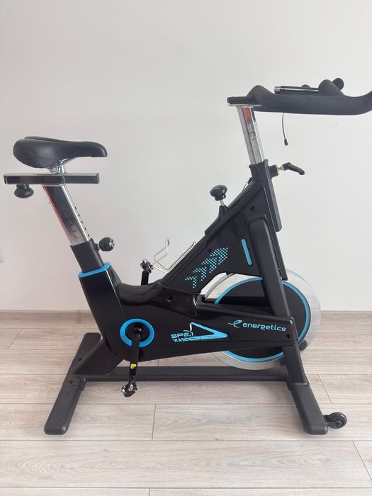 Bicicleta spinning  Energetics + papuci si pedale lock on
