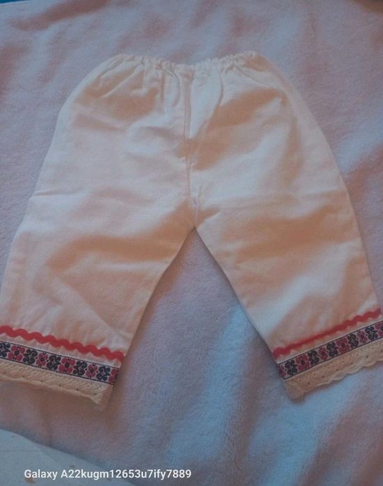 Pantaloni tradiționali Baby Nova 0-3 luni
