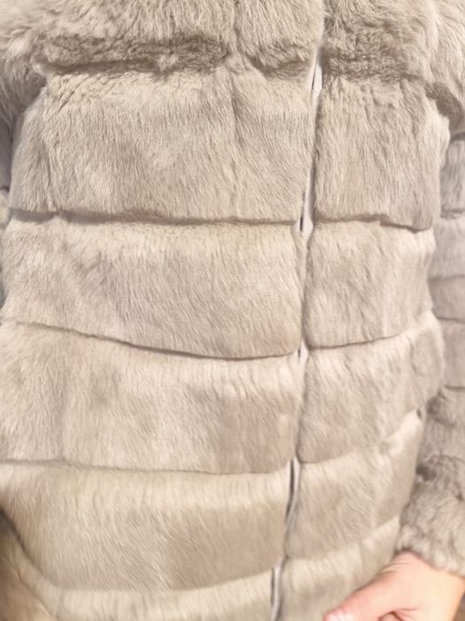 Geaca de blana naturala iepure  S