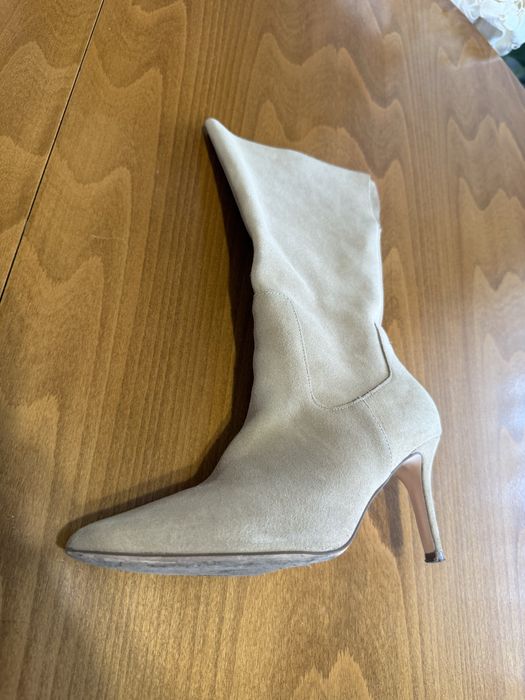 Ботуши с естествен велур