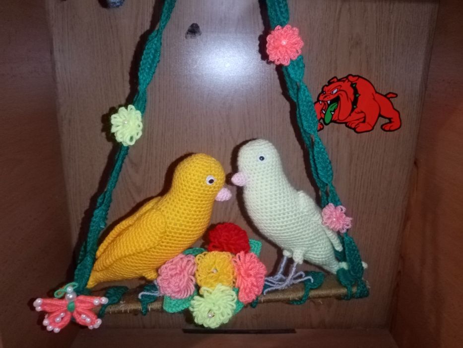 Ручная работа, вязаные игрушки