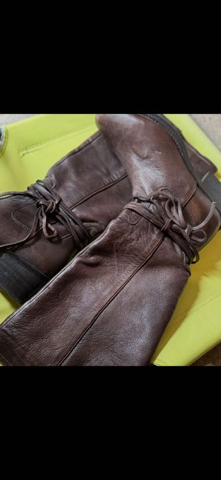 Дамски ботуши от естествена кожа