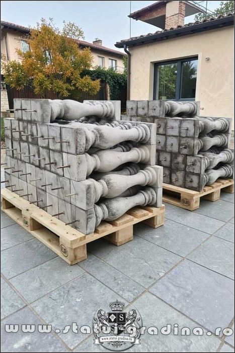 Stâlpișori-baluștri-popici-mosoare, din beton, model B9.