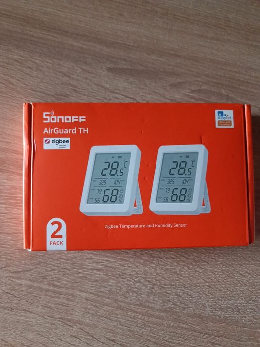 Set 2 termostate BT /Wi-Fi, smart Sonoff AirGuard TH SNZB-02DR2