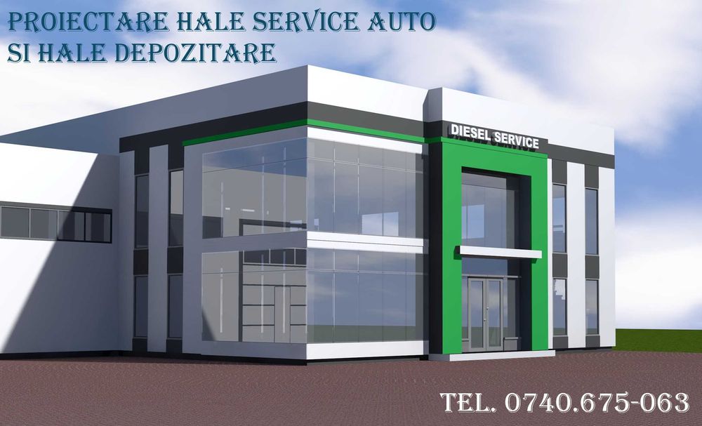 Proiectare case, spatii comerciale, hale metalice etc