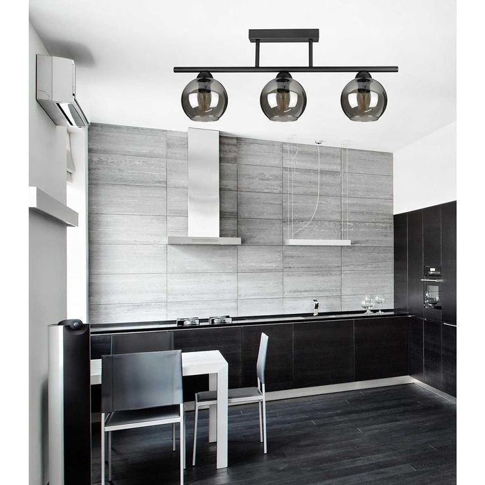 LEDO-343 лампа за таван 3xE27 алуминий с огледален ефект - 830-D3