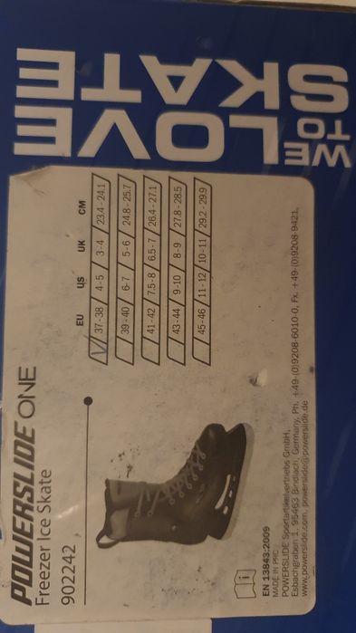 Кънки за лед Powerslide 37-38 номер