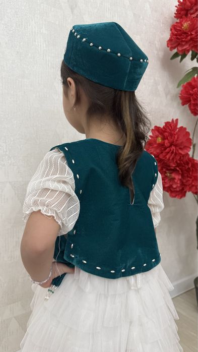 Қазақша киім тақиясымен қыздарға арналған!