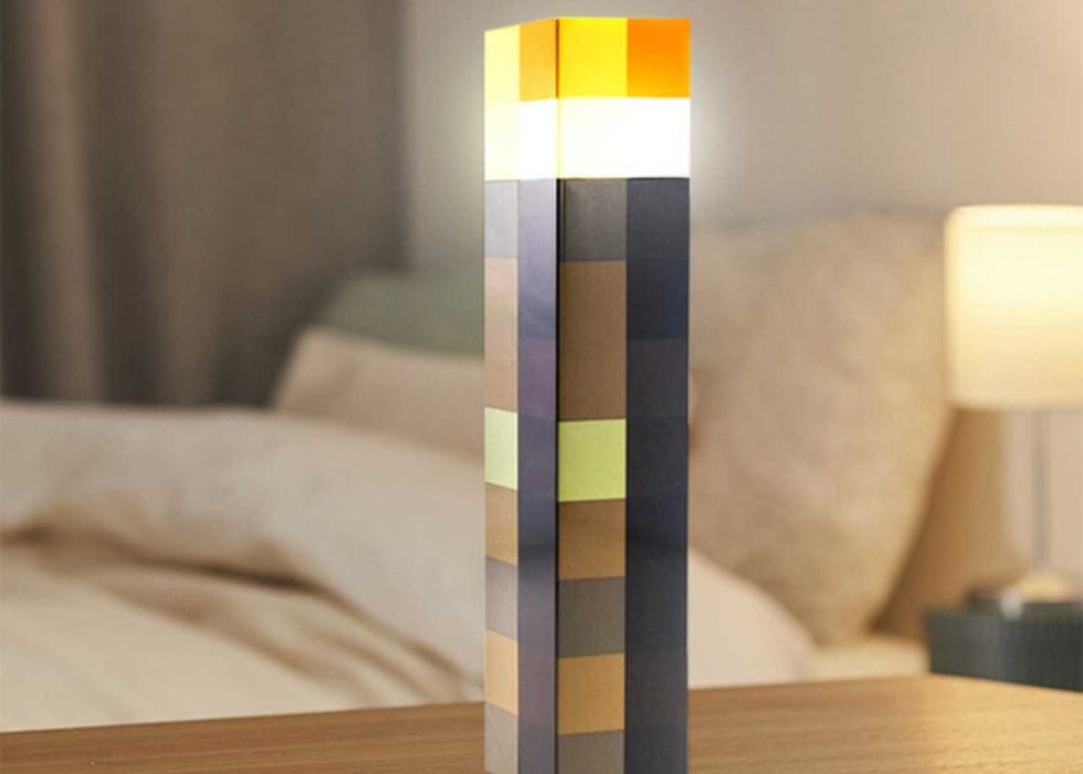 Minecraft лампа ночник