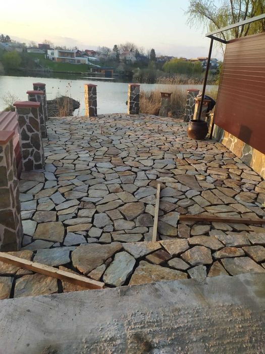 Ardezie Poligonala Pentru Pavat Si Placat