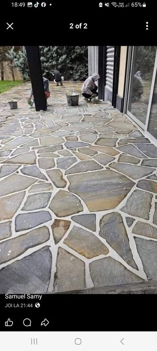 Piatra naturala și montaj