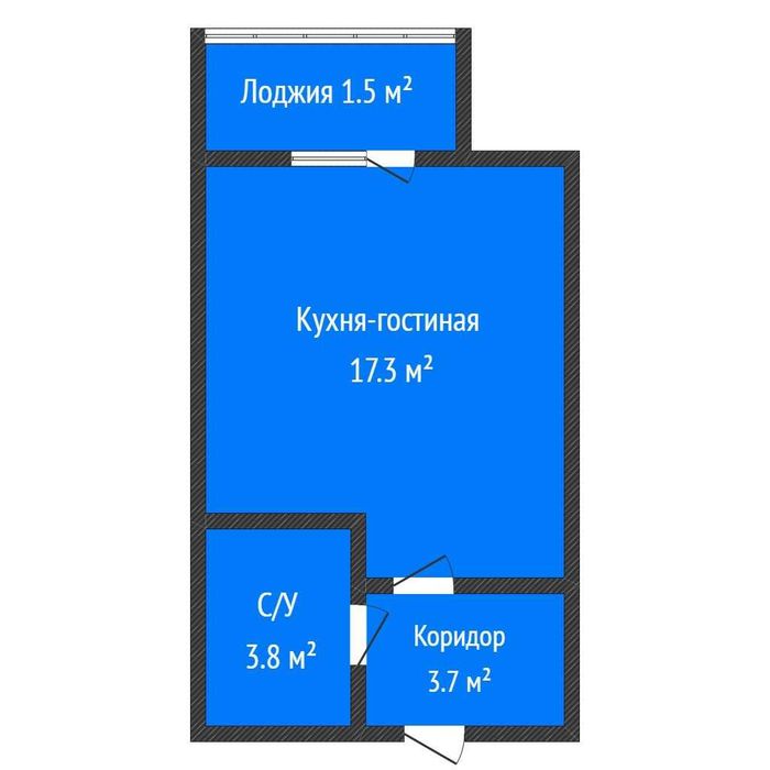 Продажа 1-комнатной квартиры