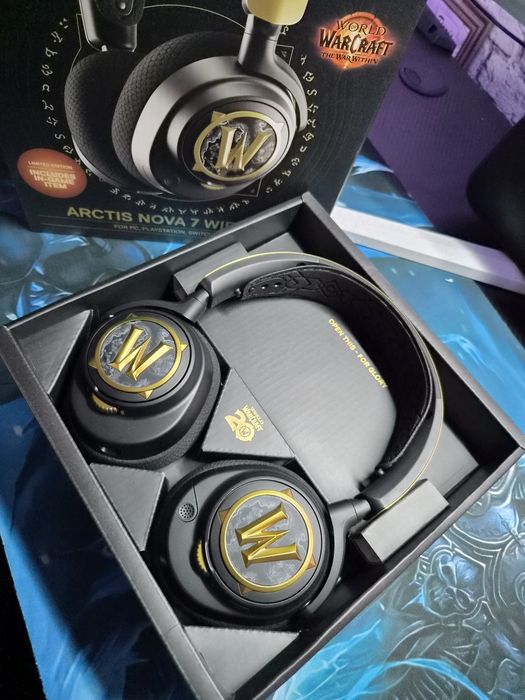 Безжични слушалки SteelSeries Arctis Nova 7 World of Warcraft