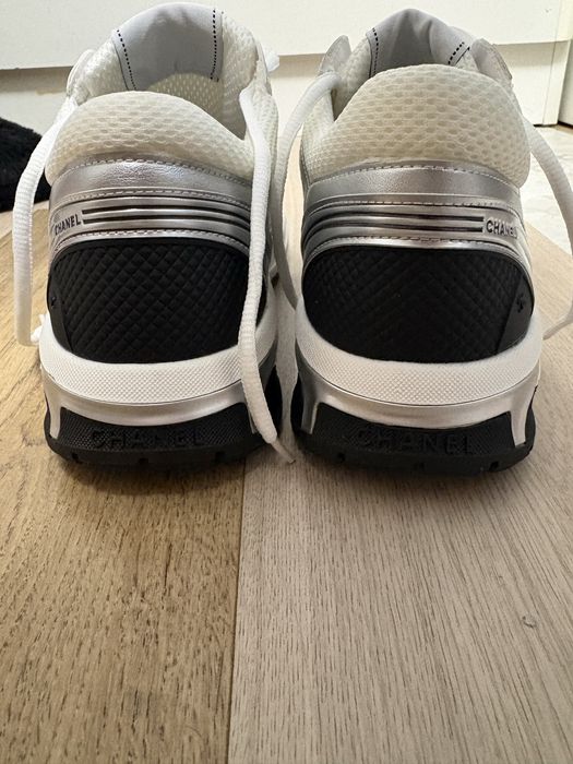 chanel runner silver