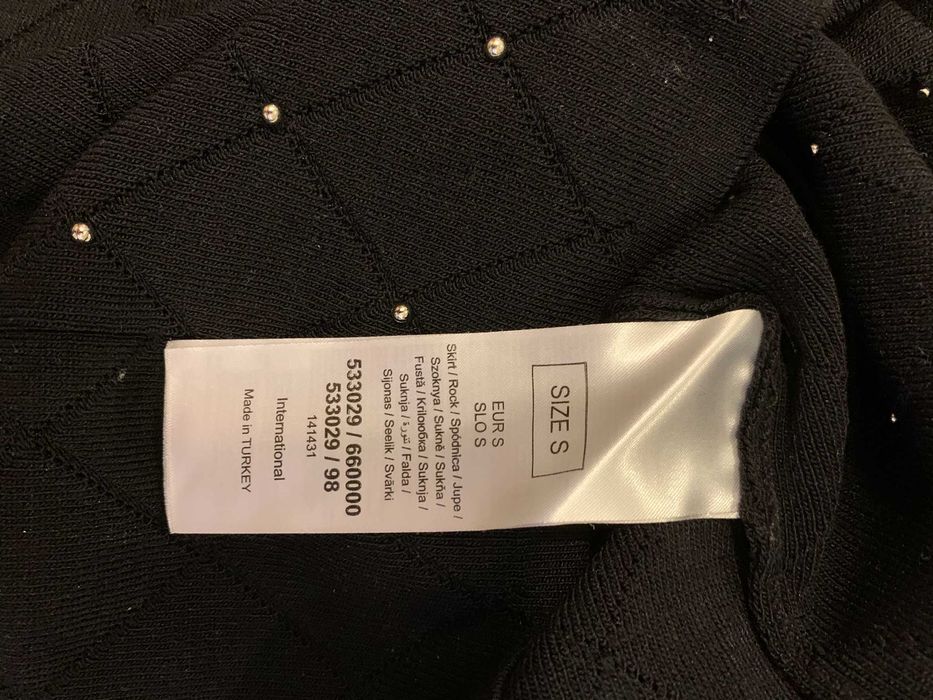 Fusta verde buline albe, mini Karl Lagerfeld si lunga ORSAY