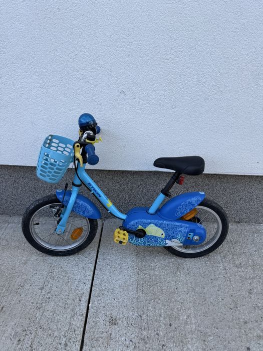 Bicicleta baieti 10, 14, 16, cu roti ajutatoare BiTwin