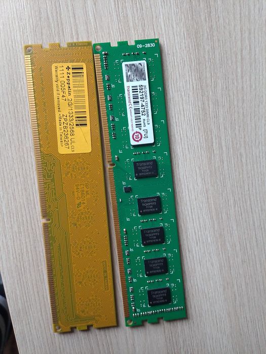 ОЗУ DDR3 4 ГБ(2 по 2) частота 1333 ГГц