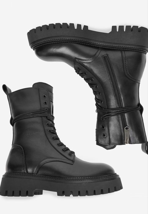 G-STAR Дамски боти естествена кожа 38 номер