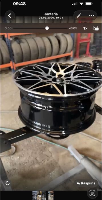 Jante 666 BMW replici R 18 cu anvelope noi vara