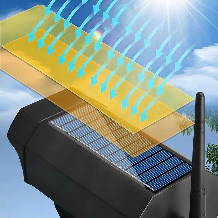 Соларна лампа тип камера за наблюдение BK36, 42 светодиода