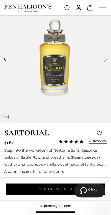 Penhaligon’s - Sartorial ROYAL 100ml, 100% original, cumpărat din UK
