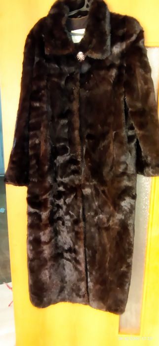 Норковая шуба длинная