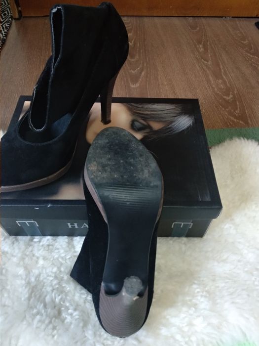 Pantofi cu toc si platforma 36