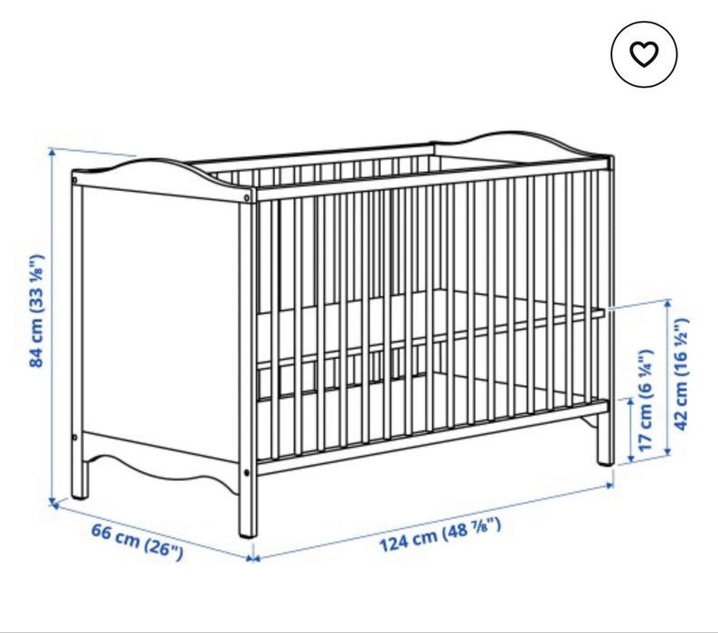 Бебешко креватче от IKEA и матрак