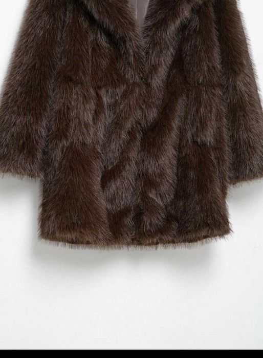 Палто от изкуствена кожа