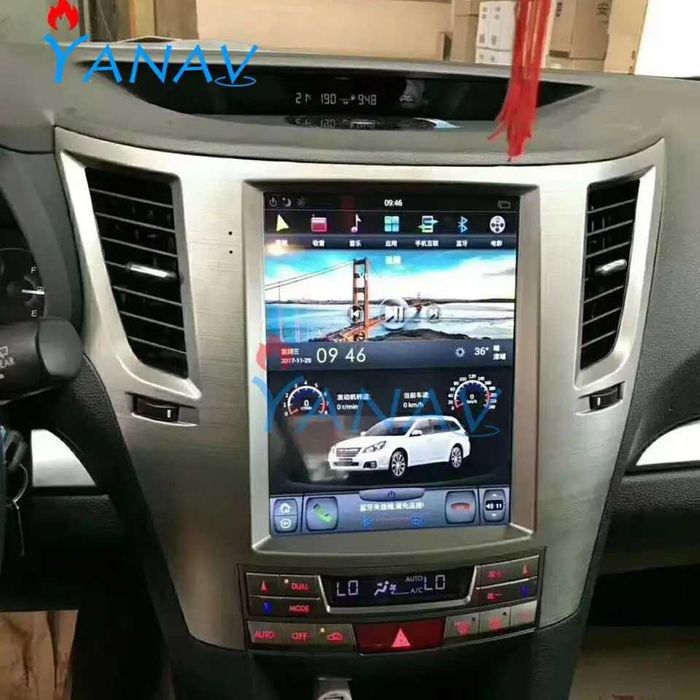 Subaru Outback Legacy 2009-2014 вертикална андроид навигация, 9599