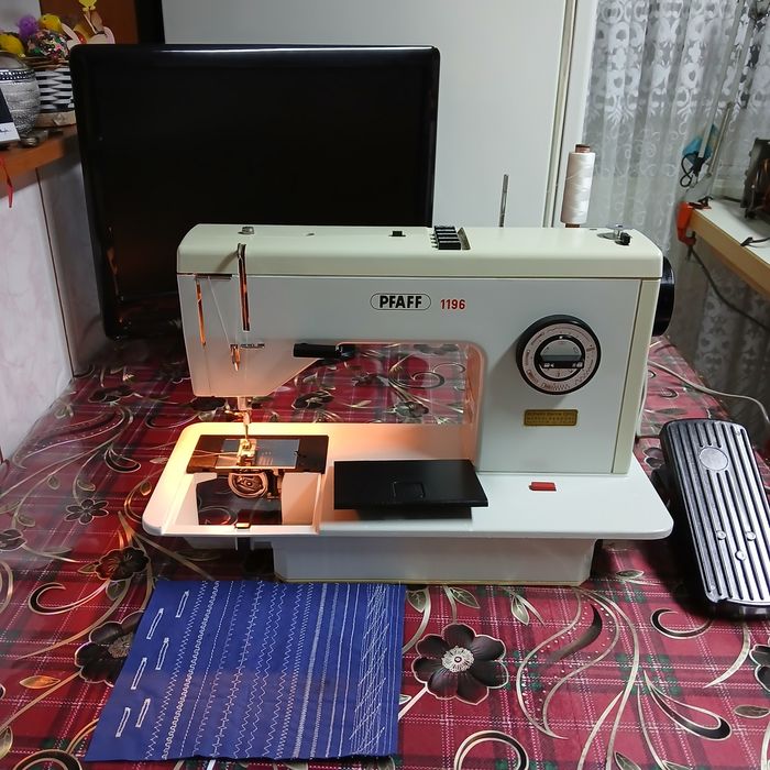 Masina  cusut PFAFF cu graifar industrial rotativ si multiple operatii