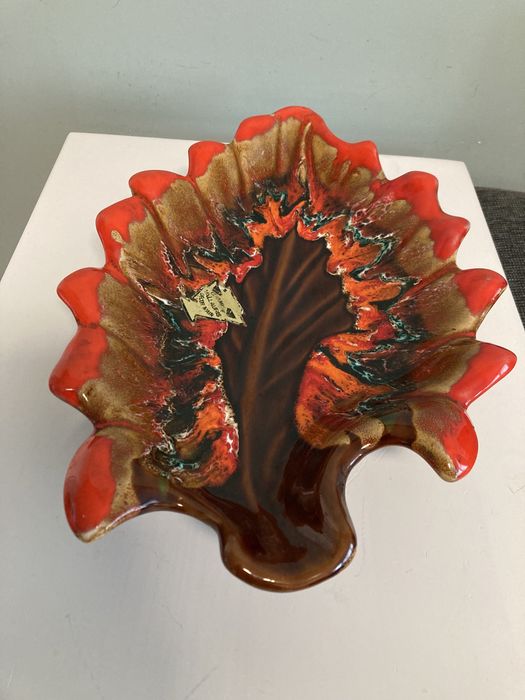 Керамично плато от Vallauris / Франция / 1950те