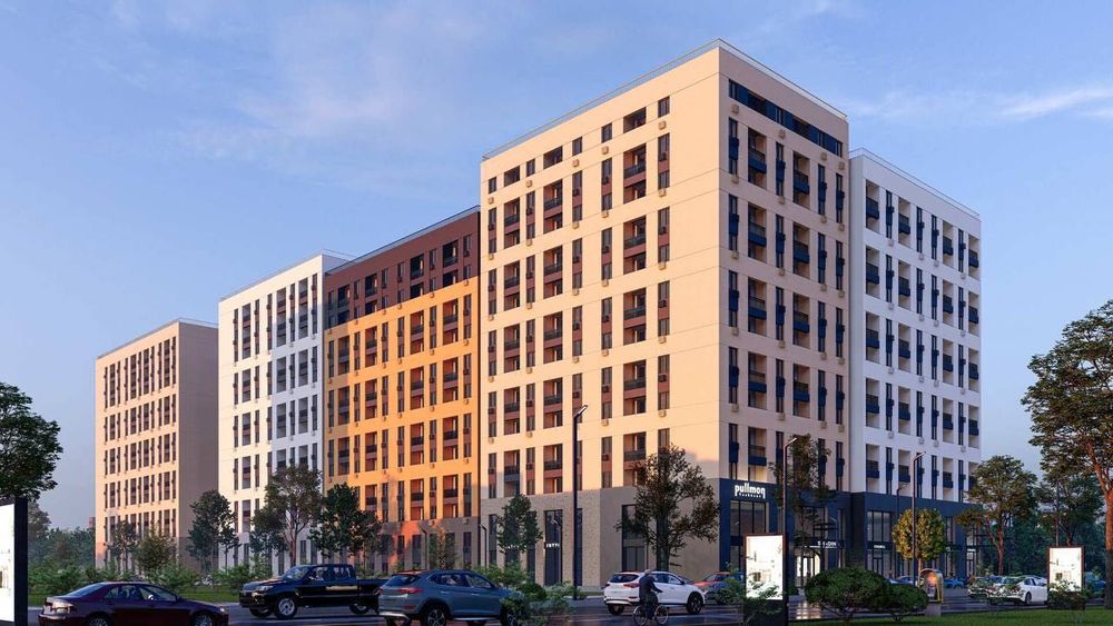2-комнатная квартира 52,6 м², ЖК Dreamland Parkent Паркентский