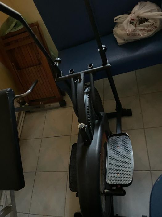 Set banci fitness si bicicleta eliptica sport