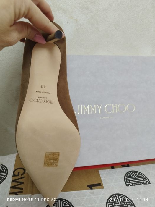 Jimmy Choo ,Pantofi de piele, mărimea 43