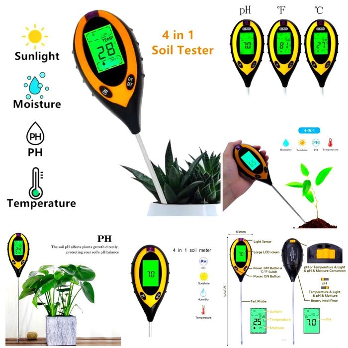 4-таси-1-да:  Тупроқ Анализатори – Ўсимликлар учун идеал ёрдамчи!